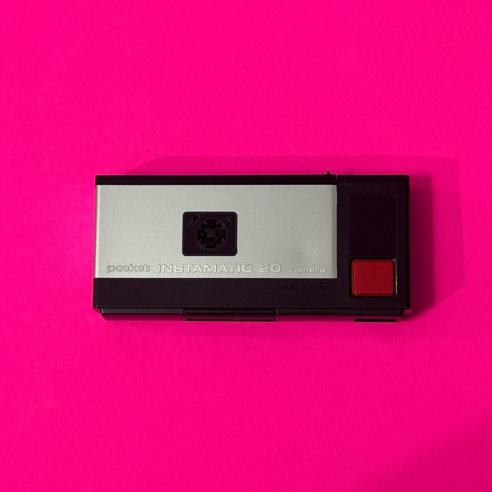 Kodak‎ Pocket Instamatic 20 Camera 110 Film Tested Working with Case - Picture 2 of 7